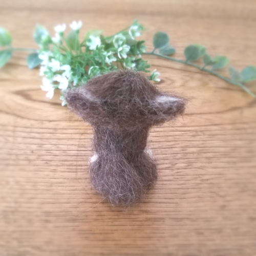 羊毛フェルト チワワ♡チョコタン 羊毛フェルト ♡ron♡ 通販 9832057