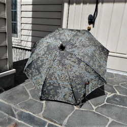 十日町紬の日傘（傘袋付き） 2枚目の画像