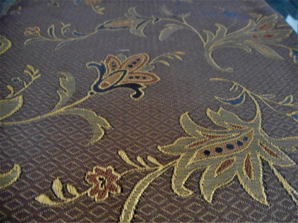 茶色のテーブルランナー（22.5×170） 3枚目の画像