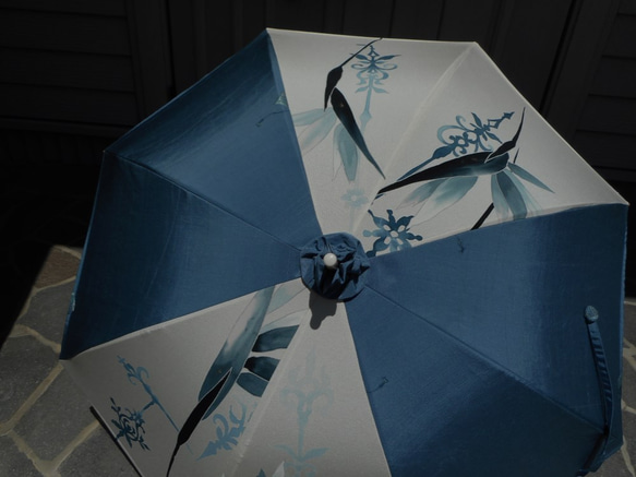正絹の日傘（傘袋付） 7枚目の画像