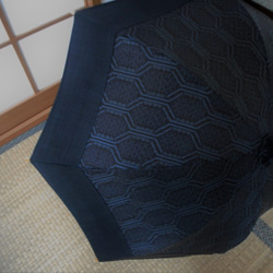 本場泥大島紬の日傘（傘袋付き） 8枚目の画像