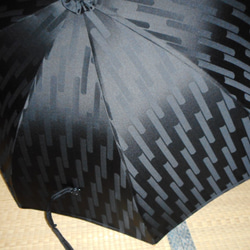 黒の日傘（傘袋付き） 3枚目の画像