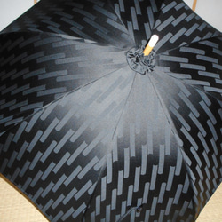 黒の日傘（傘袋付き） 4枚目の画像