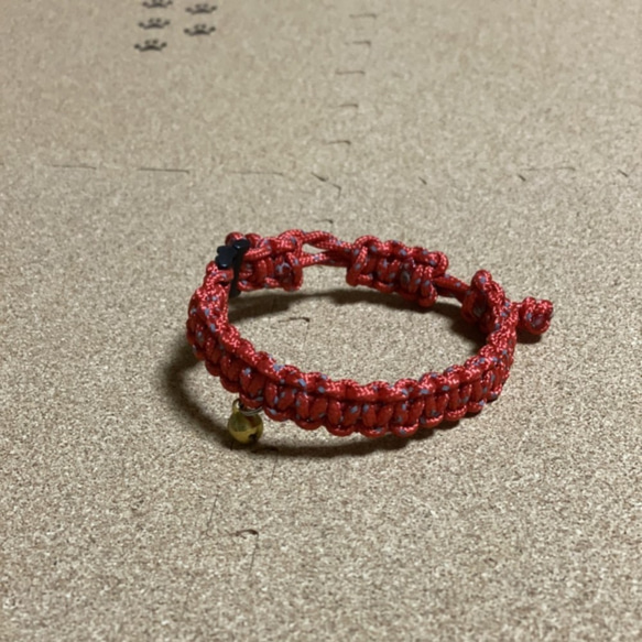 猫用パラコード首輪 サイズ調整可能セーフティータイプ リード・首輪