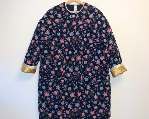 美品✨ドルチェ&ガッバーナ レオパード コート 花柄 キルティング LEOPARD LINE (レオパードライン）M#93 BEIGE-301052