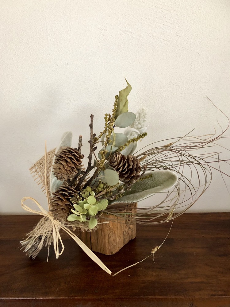 ＊専用＊ラムズイヤー&ライムボール  ドライフラワースワッグ 専用＊ラムズイヤー&ライムボール ドライフラワースワッグ 専用