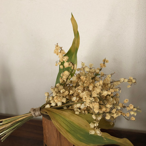 スズランのドライフラワーブーケ ドライフラワー ここいろの 通販