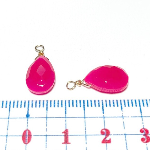 フューシャはピンクカルセドニー◇オーダーページ◇14kgf 14kgf☆フューシャピンクカルセドニー ネックレス | iichi 日々