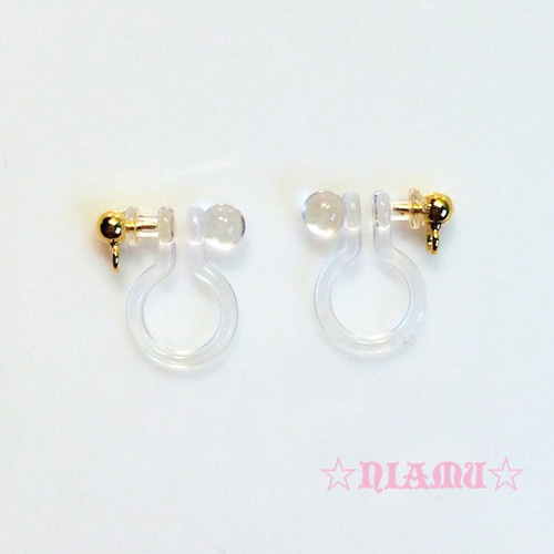 天然石ピアス】14kgfチェーンピアス イヤリング ハンドメイド