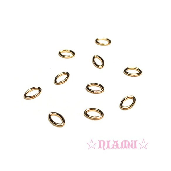 【14kgf Cカン】直径4.5mm　線径0.5mm 　10個セット　ハンドメイド素材 1枚目の画像