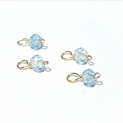 天然石チャーム】14kgf フューシャピンクカルセドニー 2個