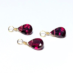 天然石ピアス】ローズクォーツ 薔薇 14kgf フックピアス イヤリング