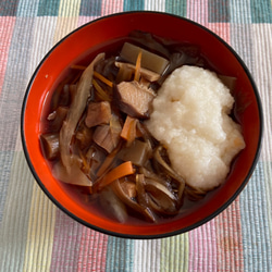 　お餅つき用小さい臼　おいしい気餅（きもち） 〈杵代用丸棒・折り返し用しゃもじ付き〉 6枚目の画像