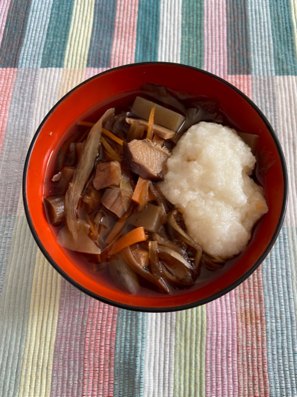 　お餅つき用小さい臼　おいしい気餅（きもち） 〈杵代用丸棒・折り返し用しゃもじ付き〉 6枚目の画像