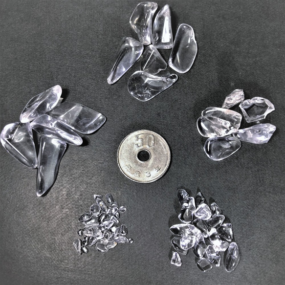 マニカラン産　高品質　ヒマラヤ水晶　さざれ　約500ｇ 7枚目の画像