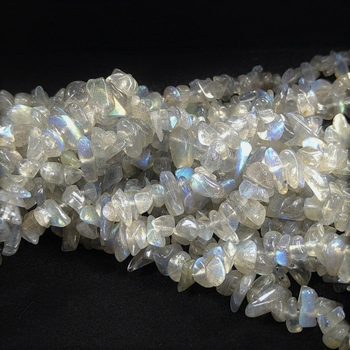 天然石 ラブラドライト 穴あきさざれ 約12g 天然石 GemStone じぇむす