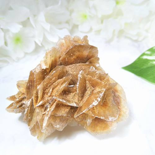 知性の石～ 天然石 デザートローズ モロッコ産〖砂漠の薔薇（バラ