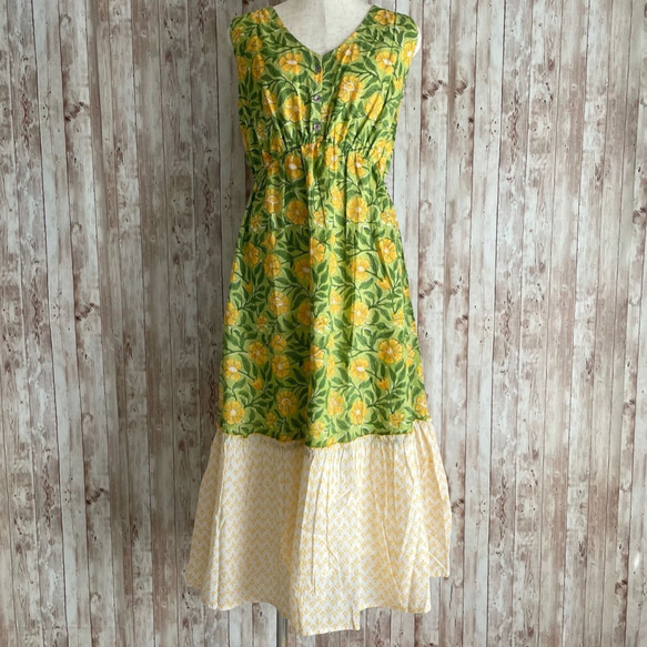 [商品B] 印花疊層連衣裙••• Lemonade 第2張的照片