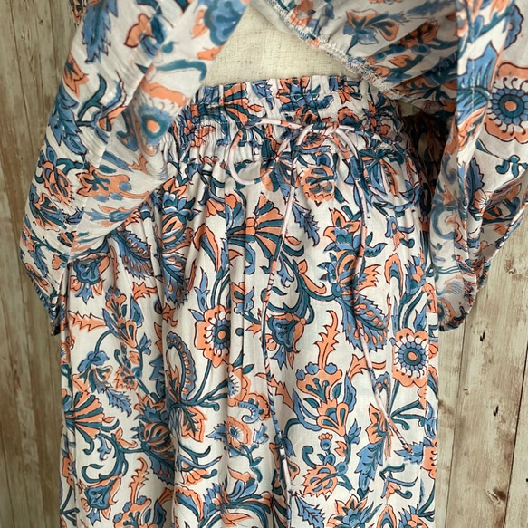 ブロックプリント パンツセットアップ • • • Sunset 7枚目の画像