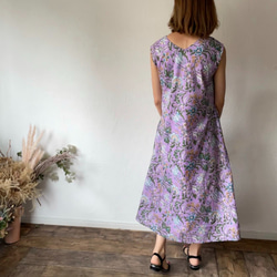 Sleeveless Dress • • • Lilac 4枚目の画像