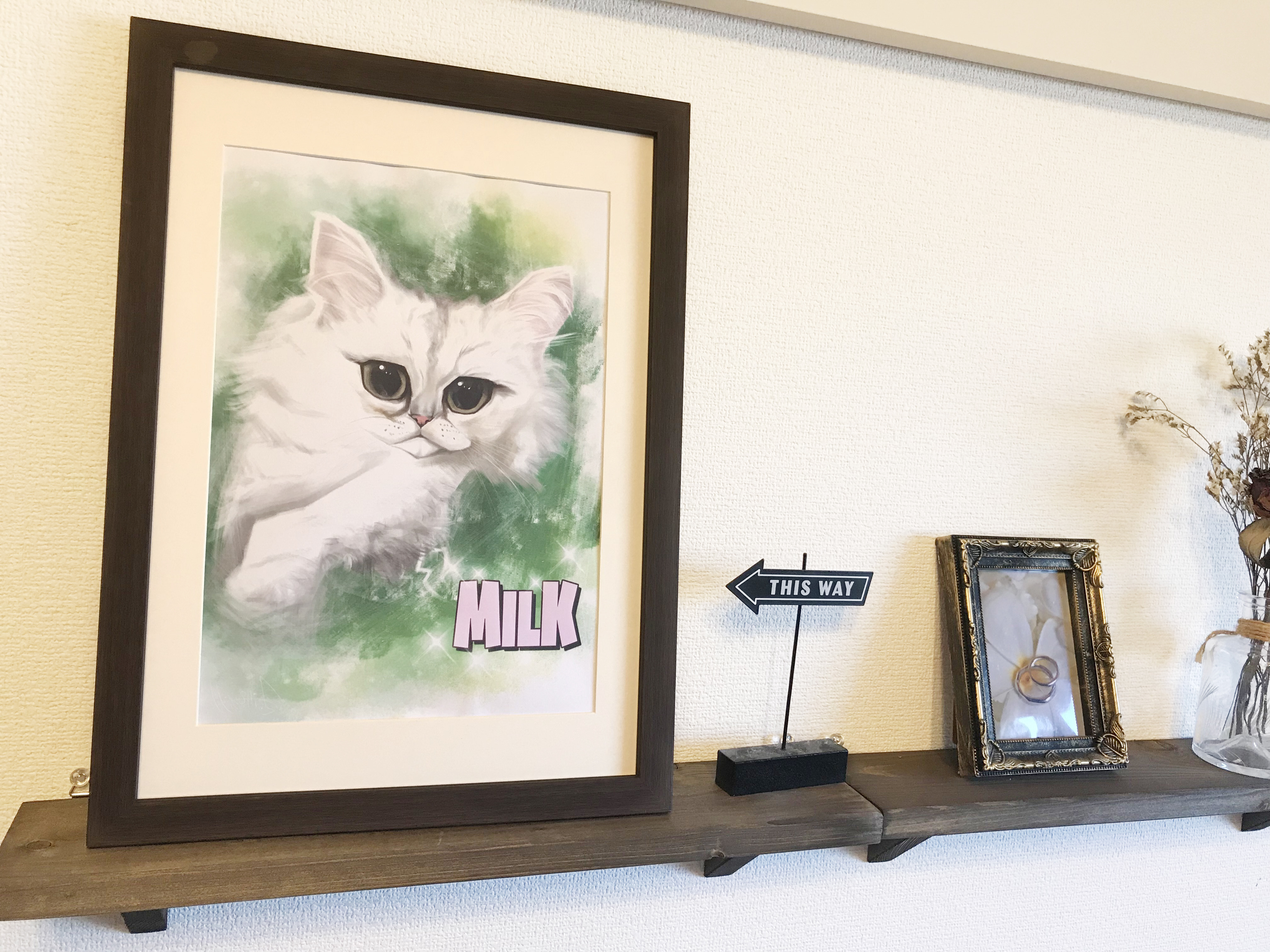 可愛い家族を形に残す☆プレミアムペット似顔絵☆