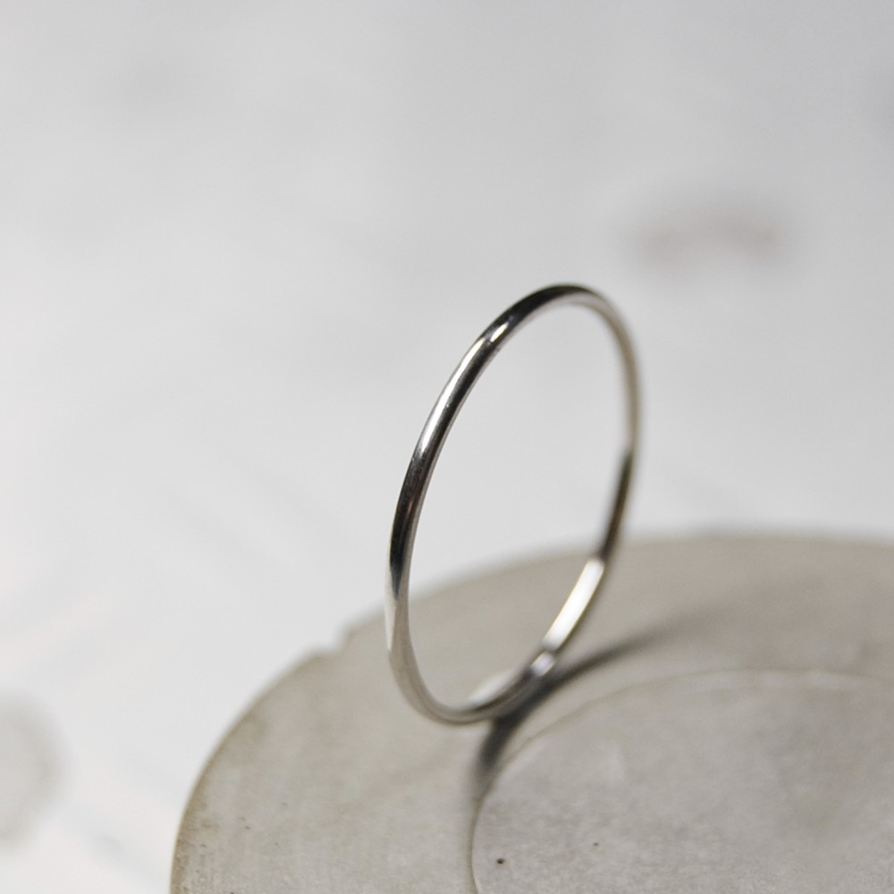 鏡面 PT900プラチナプレーンリング 1.0mm幅 ミラー｜PT900 RING｜573