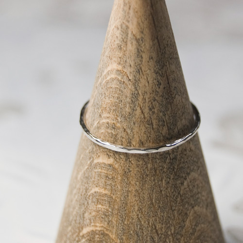 ✨*✨様 プラチナpt900リング　槌目　幅6.1㎜　11.5号 5.89 g Fine Ring 1.5 Tsutime プラチナ ゴールド レディース リング 1.5mm