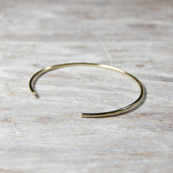 鏡面 真鍮プレーンバングル 2.0mm幅 ミラー｜BRASS BANGLE｜589 3枚目の画像