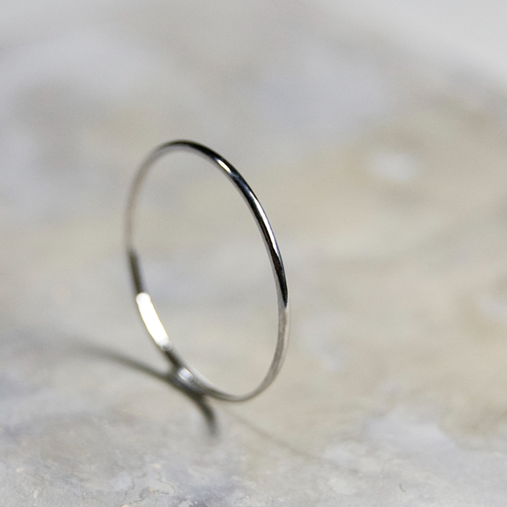 鏡面 PT900プラチナプレーンリング 0.8mm幅 ミラー｜PT900 RING｜615