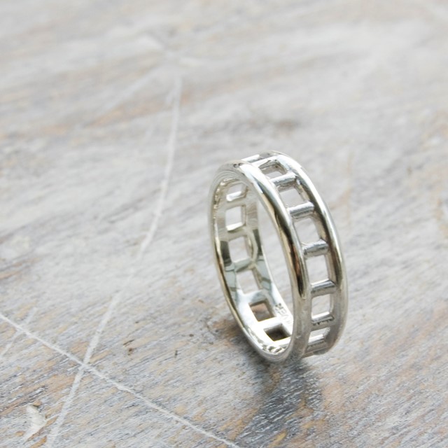 鏡面 シルバーラダーリング 5.7mm幅 ミラー シルバー925｜SILVER RING 指輪 シンプル｜193 7,049円