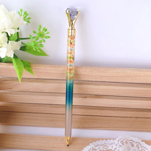 シャーペン金木犀レジン