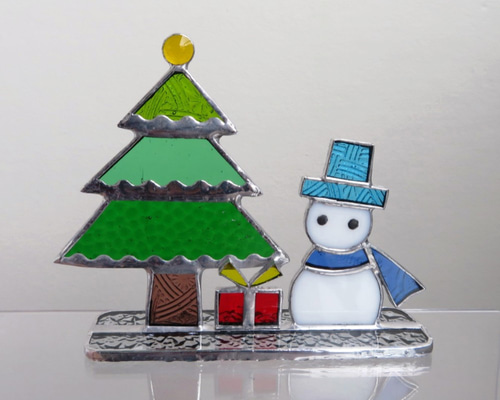 クリスマスツリーと雪だるま クリスマスツリーと雪だるま」を作ってみた｜ゆきやま