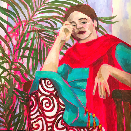 絵画 ★aik★ おまとめ 4点 原画 11/15納品予定】 あまいキンモクセイ 原画 S0号〈180×180mm〉 アクリル