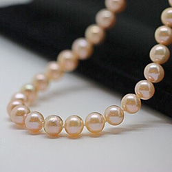 花株級 真珠 大玉ホワイトネックレス 8mm ネックレス