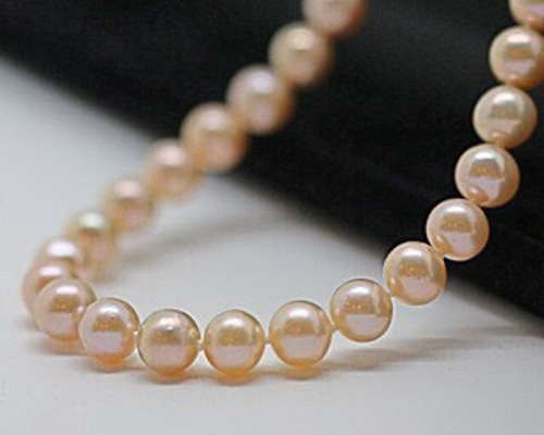 【テリ強/大玉】本真珠 ピンク パール ネックレス 約10mm-11mm テリ強/大玉】本真珠 ピンク パール ネックレス 約10mm-11mm