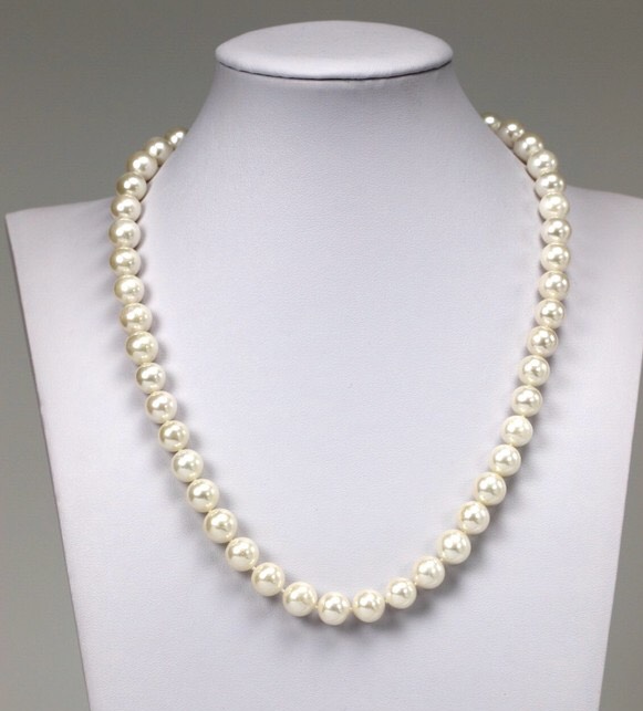 ゆとりの50センチ 極太10.5-11mm 本真珠ネックレスセット
