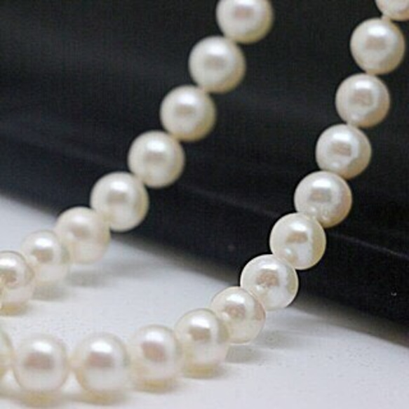 花株級 真珠 大玉ホワイトネックレス 8mm ネックレス
