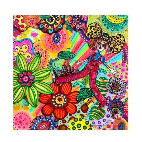 喜ばれる誕生日プレゼント my 手描き絵✴︎コラージュ原画#11 way！ 通販 TAO イラスト 絵画