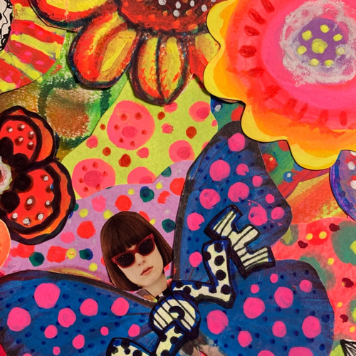絵画　作品　手描き　原画 アート 【手描き水彩画 原画】 八重桜 絵画 Junko.K 通販
