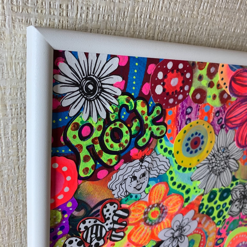 【受注生産品】 手描き絵✴︎コラージュ原画#20 Rock & LOVE♩ その他アート TAO 絵画