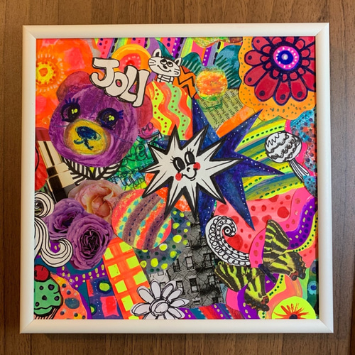 手描き絵✴︎コラージュ原画#25 jori jori jori その他アート