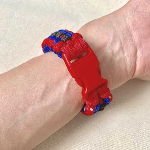 パラコードブレスレットとキーホルダーセット スパイダーマン