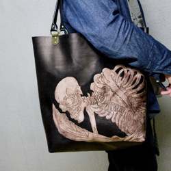 トートバッグ 浮世絵 相馬の古内裏『ガシャドクロ』 トートバッグ 月兔