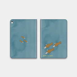 カモノハシ　手帳型タブレットケース　ipad andoroid　対応機種あり 3枚目の画像