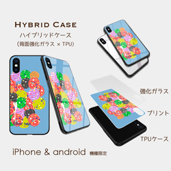 【夜店シリーズ＠ヨーヨー釣り】スマホケース　iphone android ほぼ全機種対応 3枚目の画像