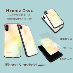 【にじんだ世界＠ニジイロ】スマホケース　iphone android ほぼ全機種対応 3枚目の画像