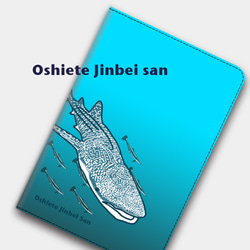 【教えて！ジンベイさん！！】深海　 手帳型タブレットケース　ipad andoroid　対応機種あり 2枚目の画像