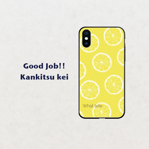 グッジョブ！柑橘系】レモン スマホケースiphone android ほぼ全機種