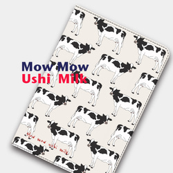 【モーモー牛ミルク】成分無調整牛乳　手帳型タブレットケース　ipad andoroid　対応機種あり 8枚目の画像