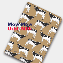【モーモー牛ミルク】コーヒー牛乳　手帳型タブレットケース　ipad andoroid　対応機種あり 8枚目の画像